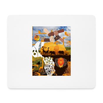 Black History is World History Original - Mousepad (Querformat) - Weiß - Vorne