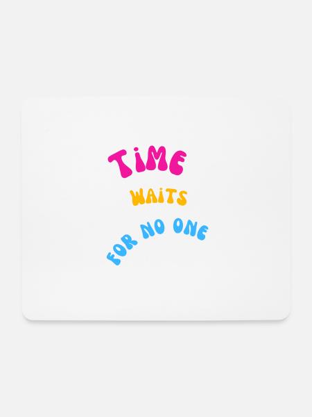 Time - Mouse Pad (horizontal) - white