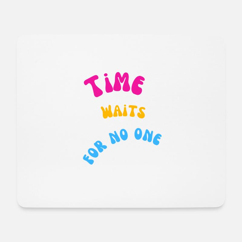 Time - Mouse Pad (horizontal) - white