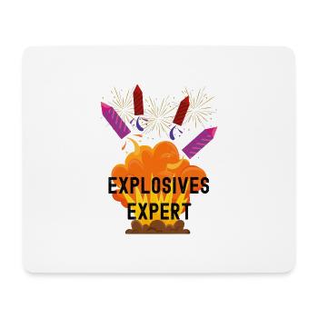 Explosives Expert New Year´s Eve Happy New Year - Mouse Pad (horizontal) - white - Front