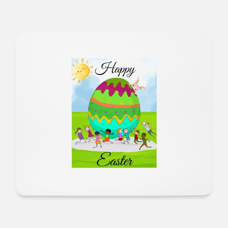 Ostertanz - Mousepad (Querformat) - Weiß