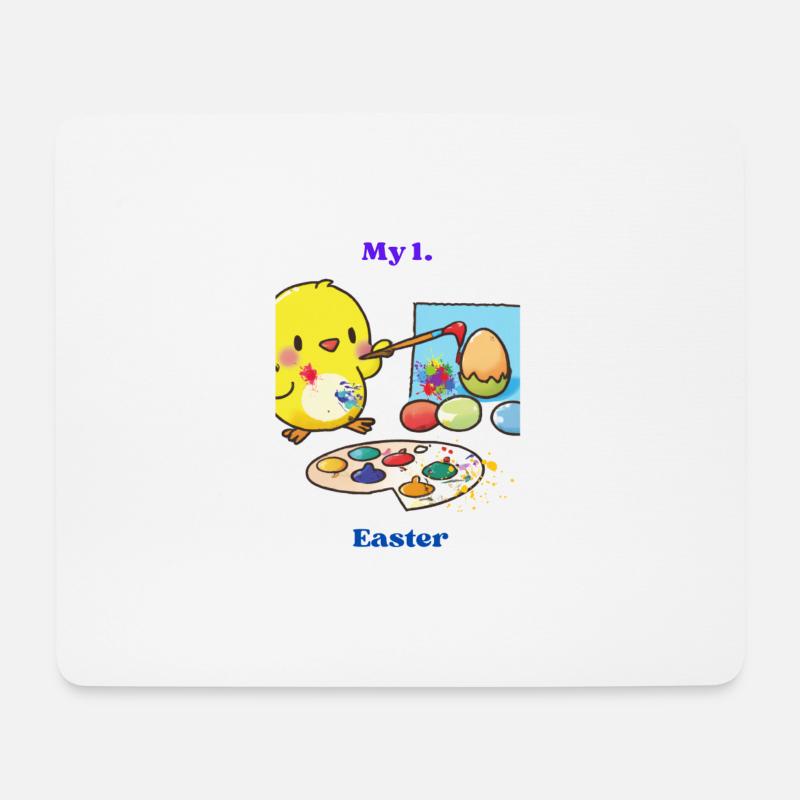 Mein 1. Ostern - Mousepad (Querformat) - Weiß