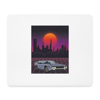 Auto - Mousepad (Querformat) - Weiß - Vorne