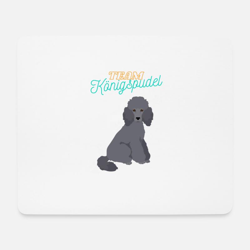 Team King's Poodle - Mouse Pad (horizontal) - white