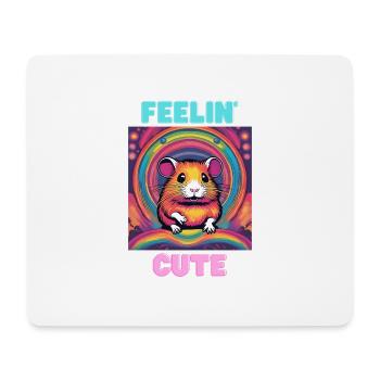 Feeling Cute - Mouse Pad (horizontal) - white - Front