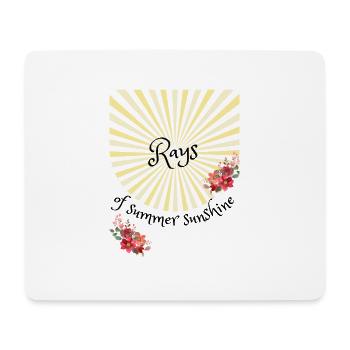 Summer | Summer | Tree | Blossoms | Sunshine - Mouse Pad (horizontal) - white - Front