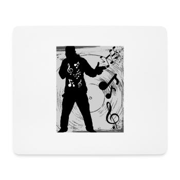Love of Music Sheet Music - Mouse Pad (horizontal) - white - Front