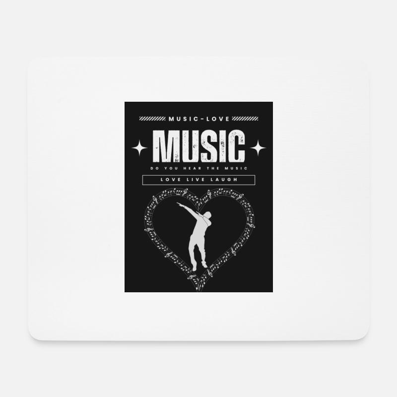Tanzen bis zum schluss - Mousepad (Querformat) - Weiß