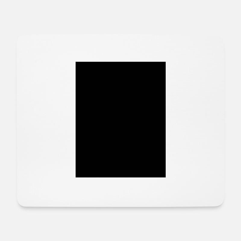 schwarz - Mousepad (Querformat) - Weiß
