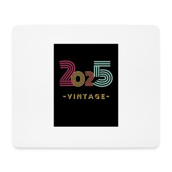 2025 vintage - Tapis de souris (format paysage) - blanc - Devant