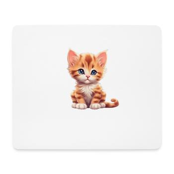 Cute little kitten - Mouse Pad (horizontal) - white - Front