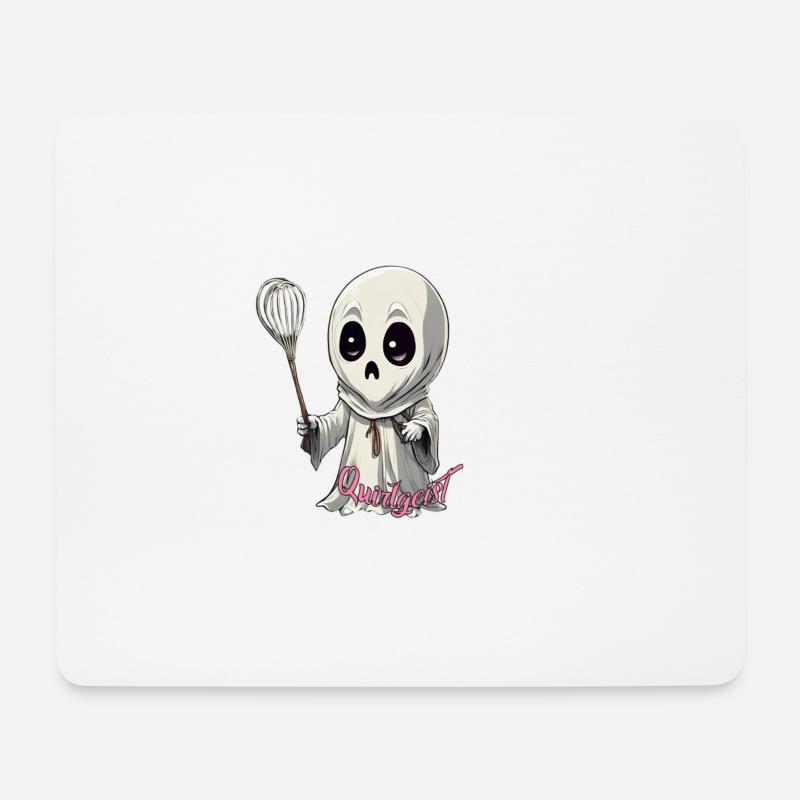 Quirlgeist - Mousepad (Querformat) - Weiß