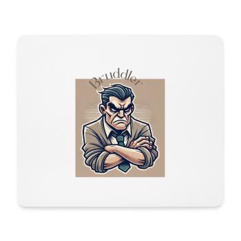 Bruddler - Mousepad (Querformat) - Weiß - Vorne