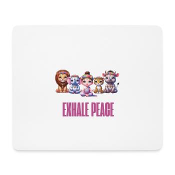 Escouade de méditation - Tapis de souris (format paysage) - blanc - Devant