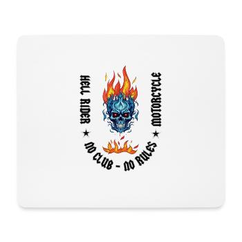Hell Rider - Mouse Pad (horizontal) - white - Front