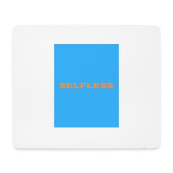 selfless - Tapis de souris (format paysage) - blanc - Devant