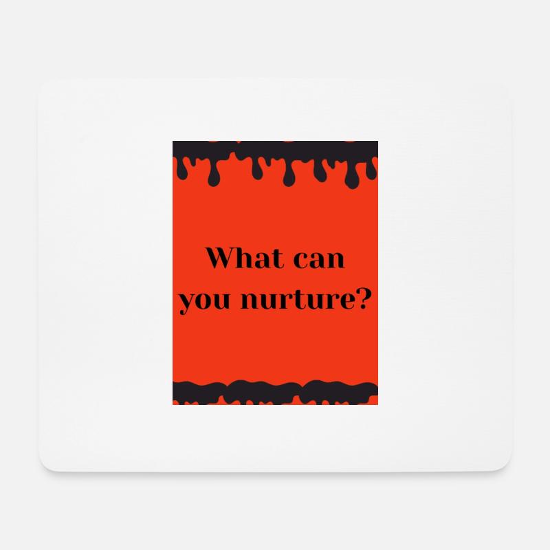 Was kannst du pflegen? - Mousepad (Querformat) - Weiß