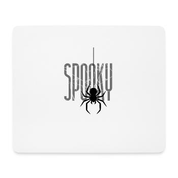 Spooky Halloween Spinnennetz - Mousepad (Querformat) - Weiß - Vorne
