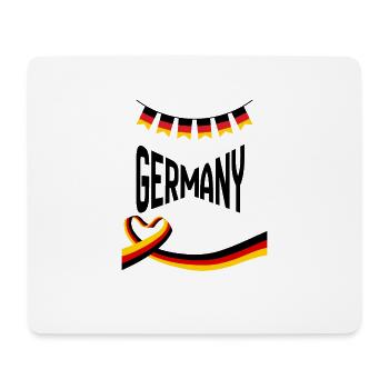 T_ShirtGEMANY - Tapis de souris (format paysage) - blanc - Devant