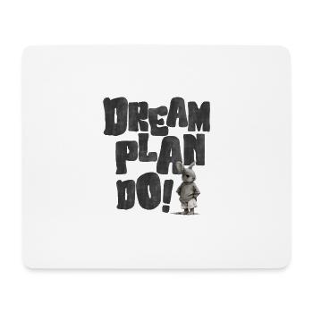 Träumplan - Mousepad (Querformat) - Weiß - Vorne