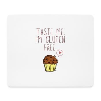 Goûte-moi, je suis sans gluten - Tapis de souris (format paysage) - blanc - Devant
