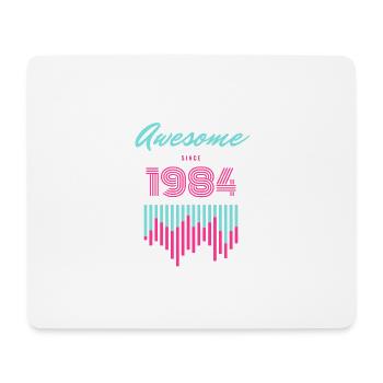 Awesome Since 1984 - Mouse Pad (horizontal) - white - Front