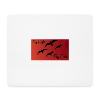 Fly High Fly Free - Mouse Pad (horizontal) - white - Front