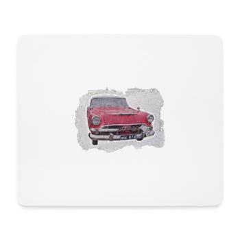 Voiture rouge - Tapis de souris (format paysage) - blanc - Devant