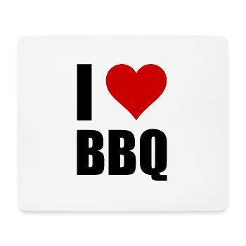 BBQ - Mousepad (Querformat) - Weiß - Vorne