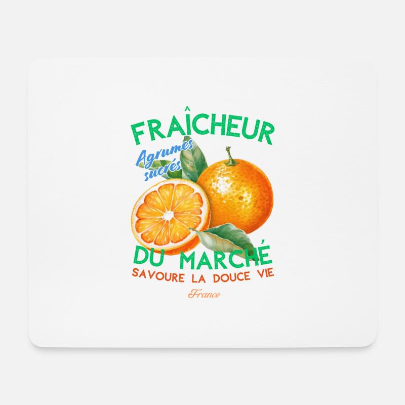 Fraicheur du marché - Mouse Pad (horizontal) - white