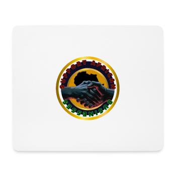 Unterstützen Sie afrikanische Unternehmen - Mousepad (Querformat) - Weiß - Vorne