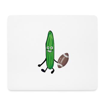 Football américain,Football,Concombre,Athlètes,Sports - Tapis de souris (format paysage) - blanc - Devant