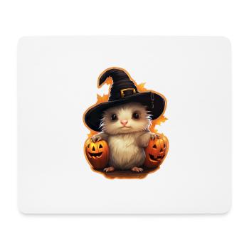 Cute Halloween Monster - Mouse Pad (horizontal) - white - Front