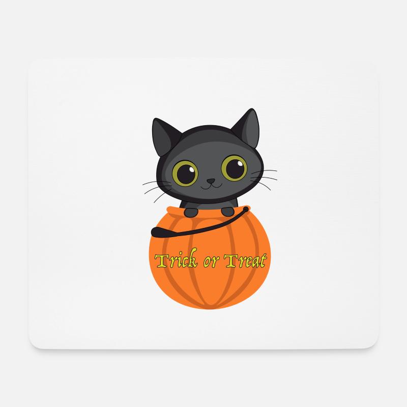 Trick or Treat - Mousepad (Querformat) - Weiß