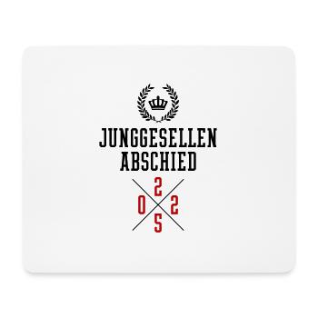 Junggesellenabschied 2025 JGA - Mousepad (Querformat) - Weiß - Vorne