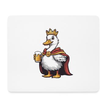 Gans Bier Lustig - Mousepad (Querformat) - Weiß - Vorne