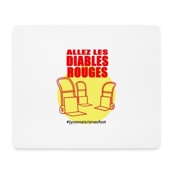 diables rouges - Tapis de souris (format paysage) - blanc - Devant