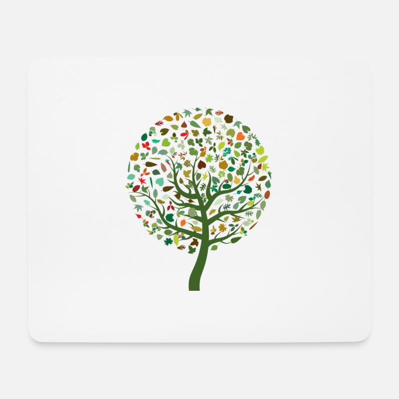 Natur - Mousepad (Querformat) - Weiß