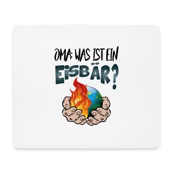 Klimawandel Klimakatastrophe Meer Eisbären - Mousepad (Querformat) - Weiß - Vorne