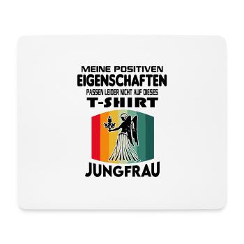 Geburtstag Sternzeichen Retro Jungfrau - Mousepad (Querformat) - Weiß - Vorne