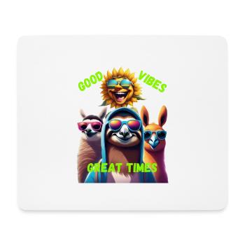 great Times - Mousepad (Querformat) - Weiß - Vorne