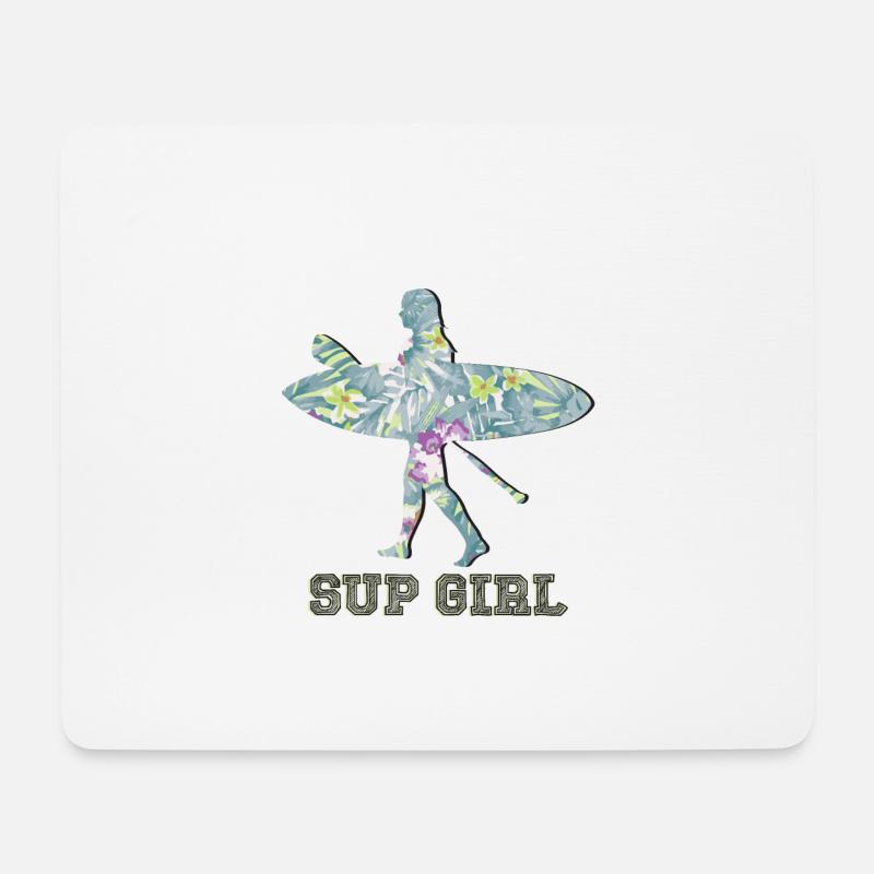SUP - Mousepad (Querformat) - Weiß