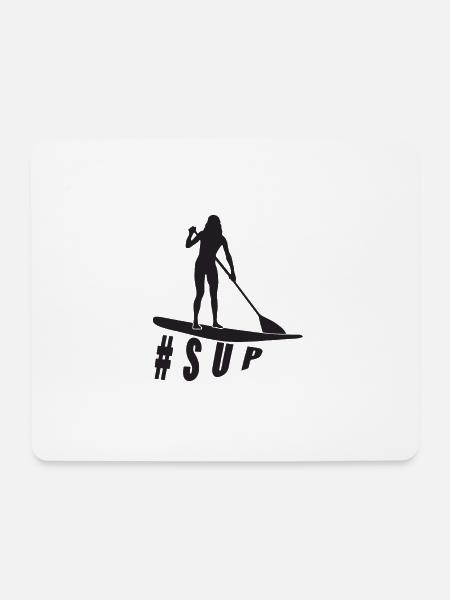 SUP - Mousepad (Querformat) - Weiß