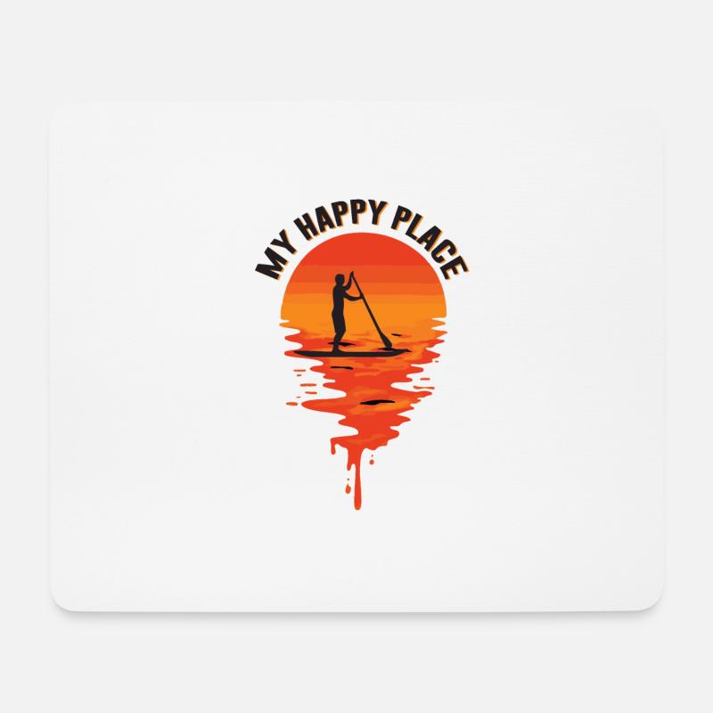 SUP - Mousepad (Querformat) - Weiß