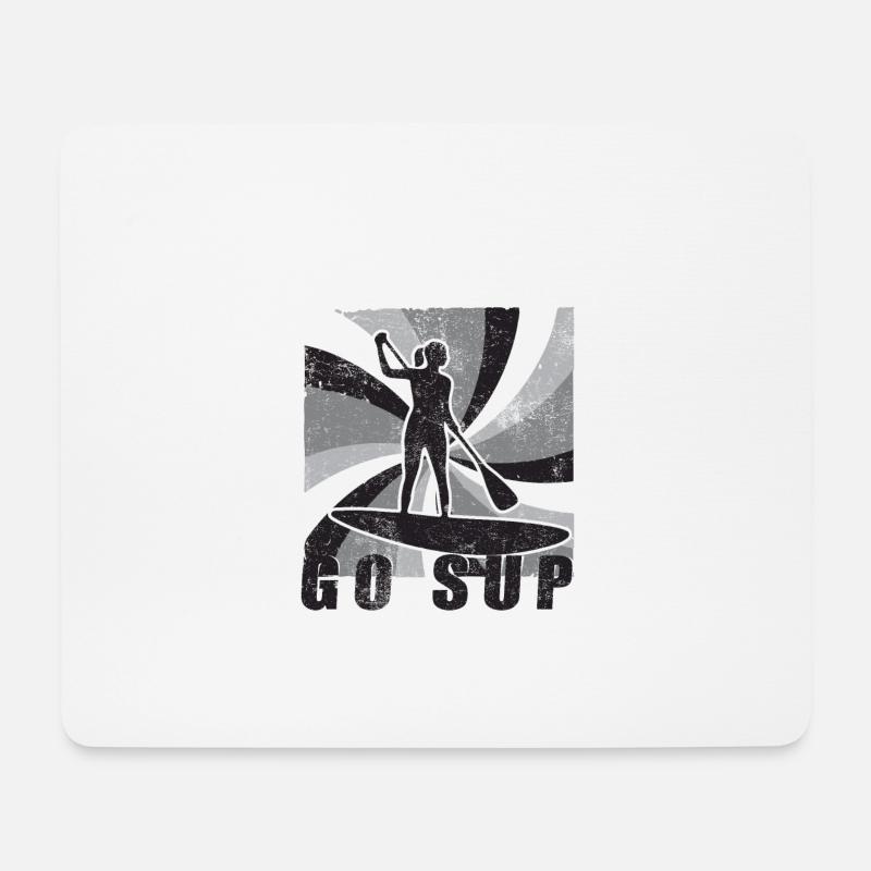 SUP - Mousepad (Querformat) - Weiß