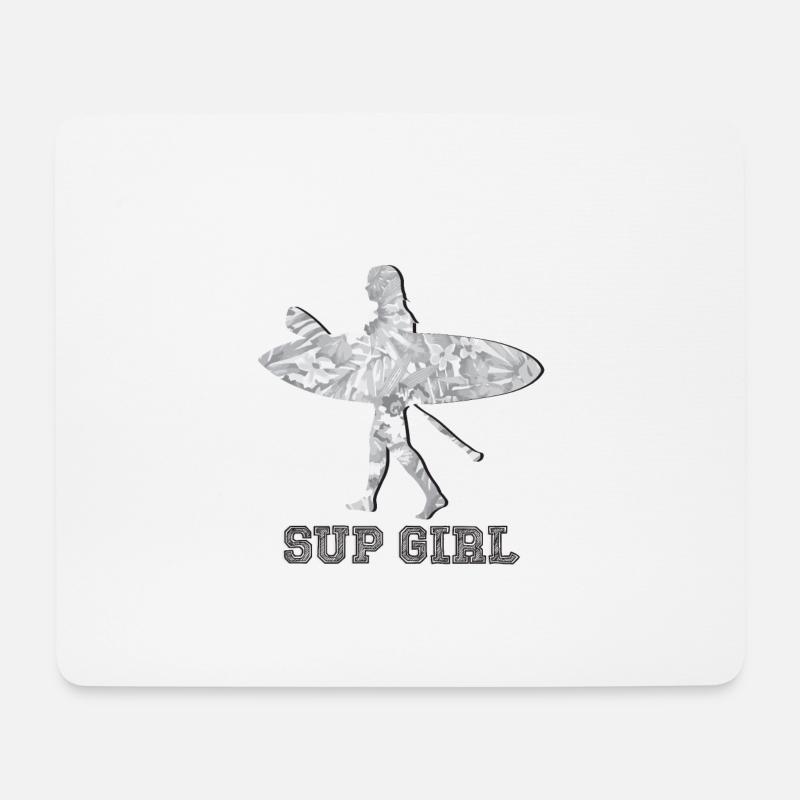 SUP - Mousepad (Querformat) - Weiß