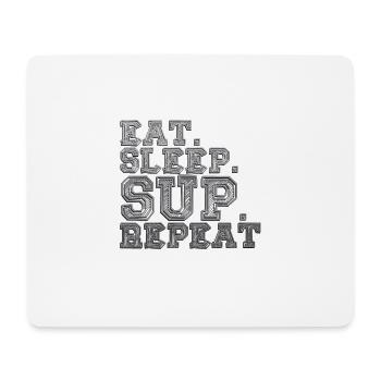 SOUPER - Tapis de souris (format paysage) - blanc - Devant