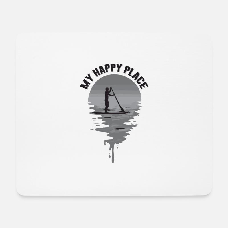SUP - Mousepad (Querformat) - Weiß