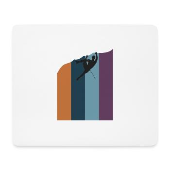 Varappe - Tapis de souris (format paysage) - blanc - Devant