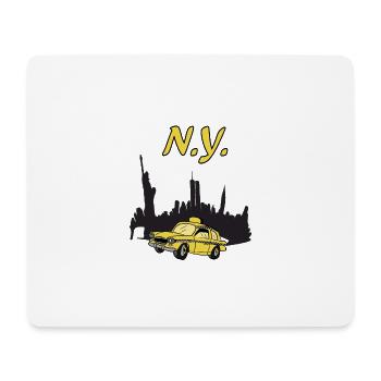 New York - Mousepad (Querformat) - Weiß - Vorne